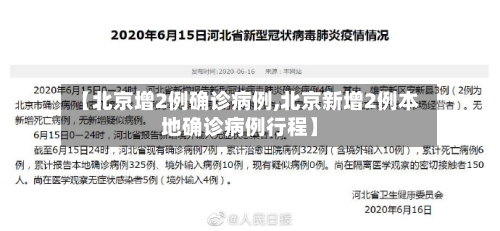 【北京增2例确诊病例,北京新增2例本地确诊病例行程】