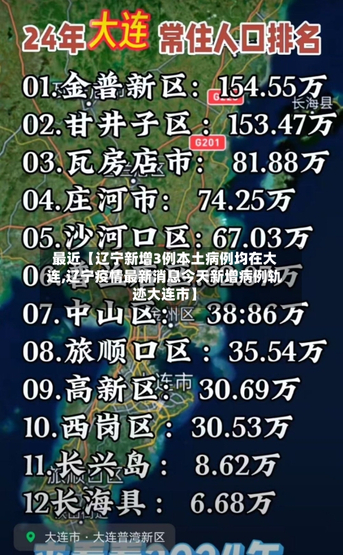 最近【辽宁新增3例本土病例均在大连,辽宁疫情最新消息今天新增病例轨迹大连市】-第1张图片